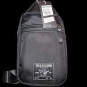 Black True Religion Crossbody Bag